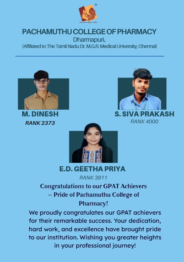 GPAT ACHIEVERS